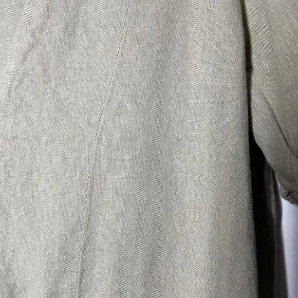 ZARA Linen Blend Tiered Dress size M - Picture 9 of 9